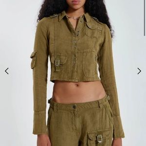 Jaded London Devon Lenin Cargo Shirt